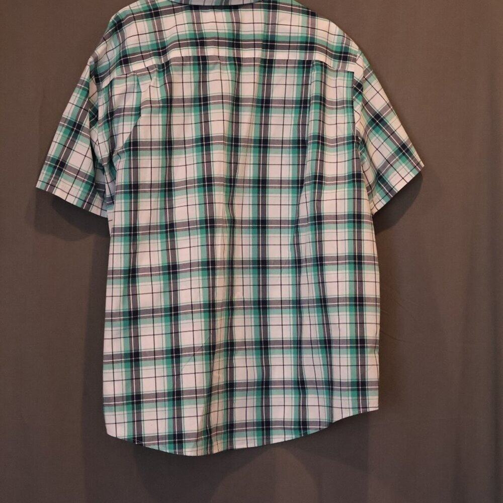 EUC 3XB Button Front Easy Care Plaid Shirt - Picture 4 of 6